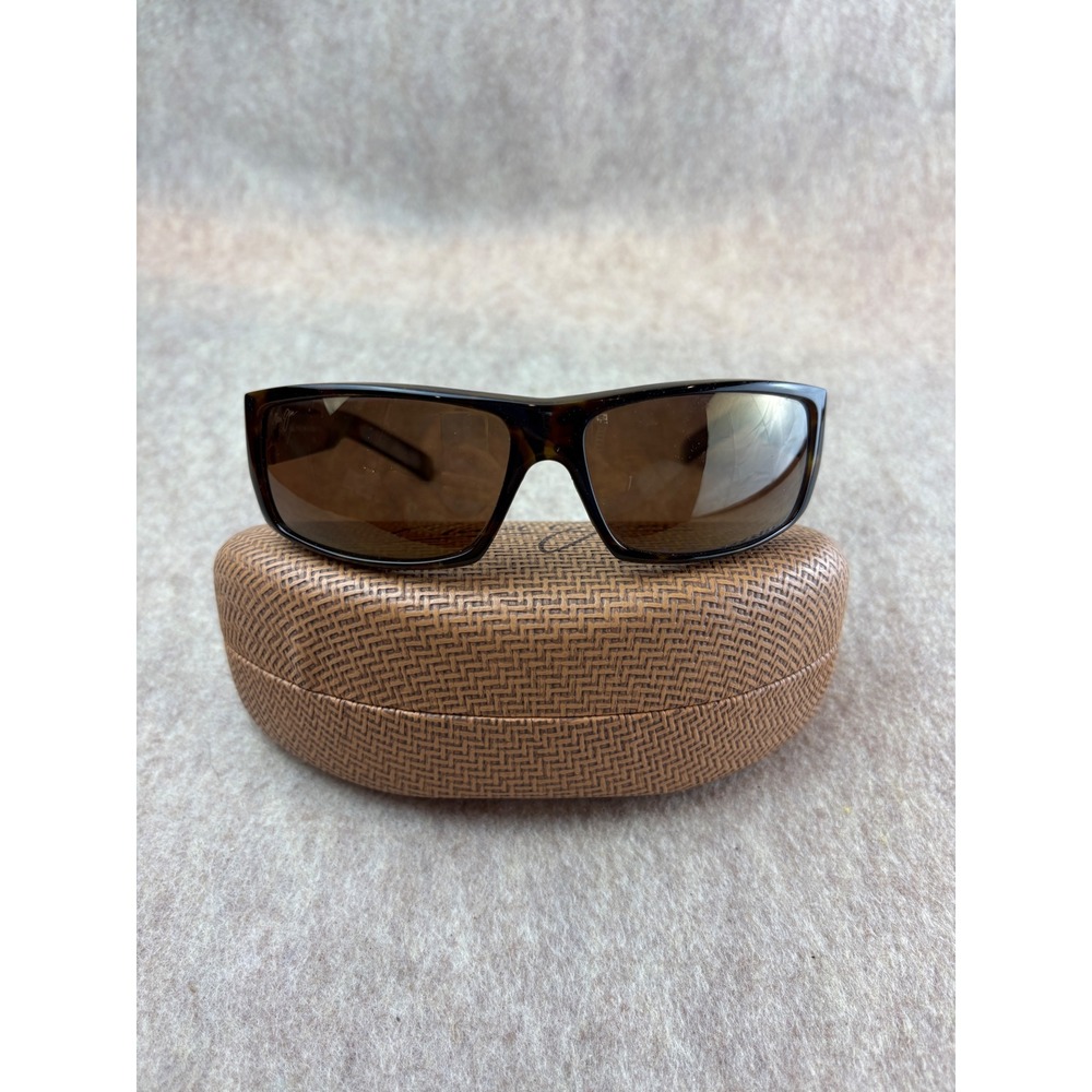 Maui Jim Kaimana MJ-204-15 Tortoise Sunglasses Made in Italy with Case